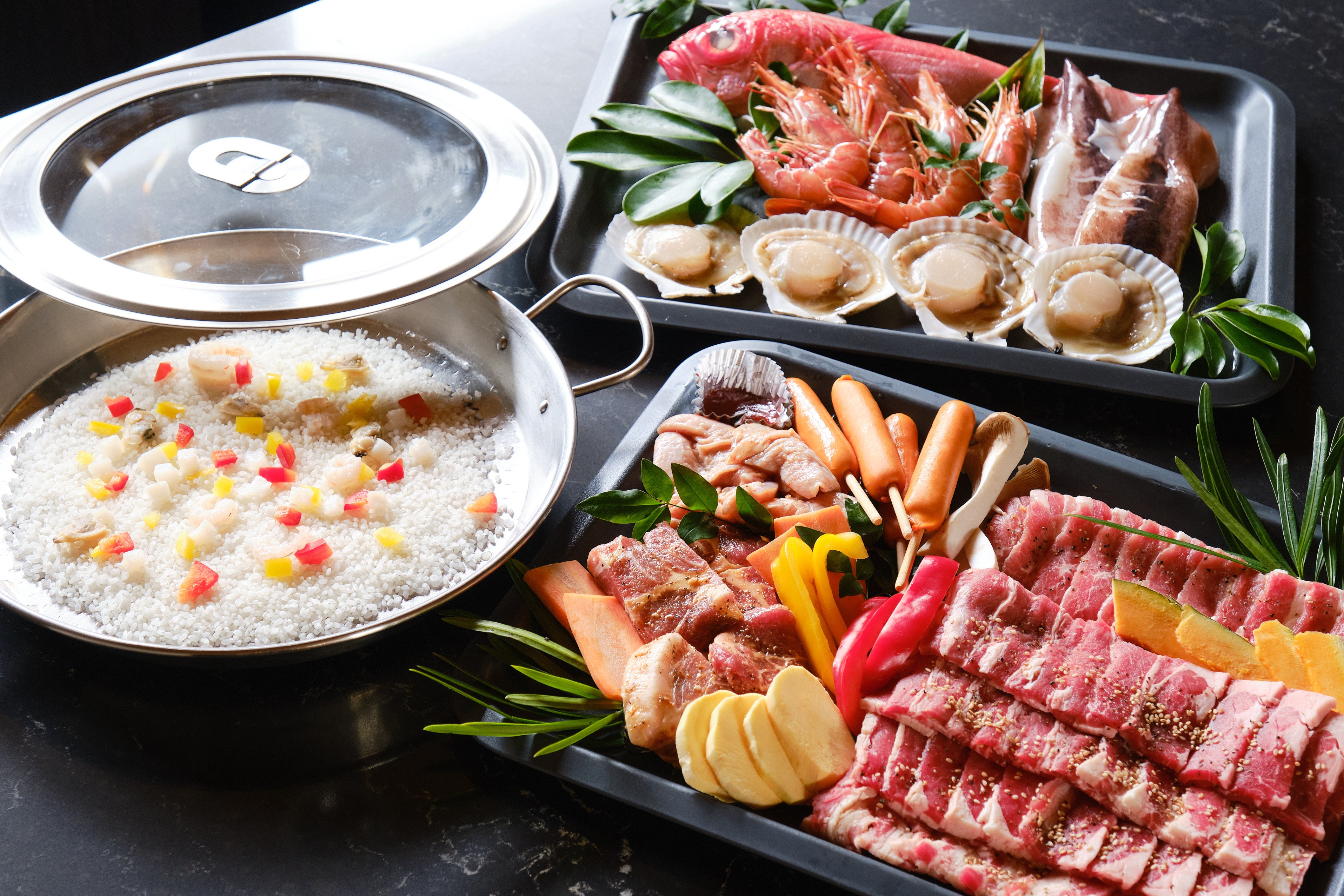 スタンダードBBQ（パエリアor焼きそば）