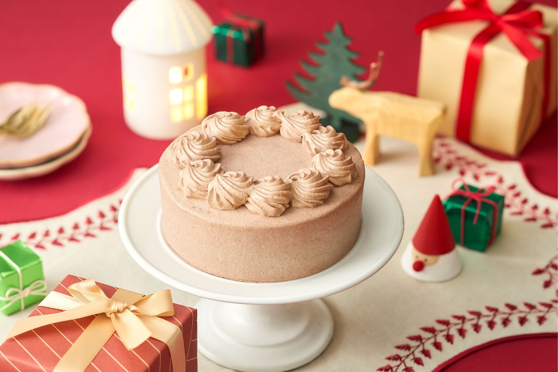  卵・乳・小麦不使用※のクリスマスケーキ「本格仕立て 米粉の濃厚チョコケーキ」を10月2日より予約受付開始