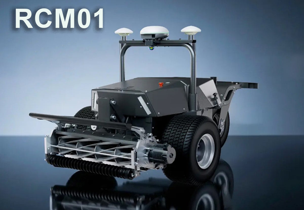 リールモア型(※1)芝刈りロボット『RCM01』
