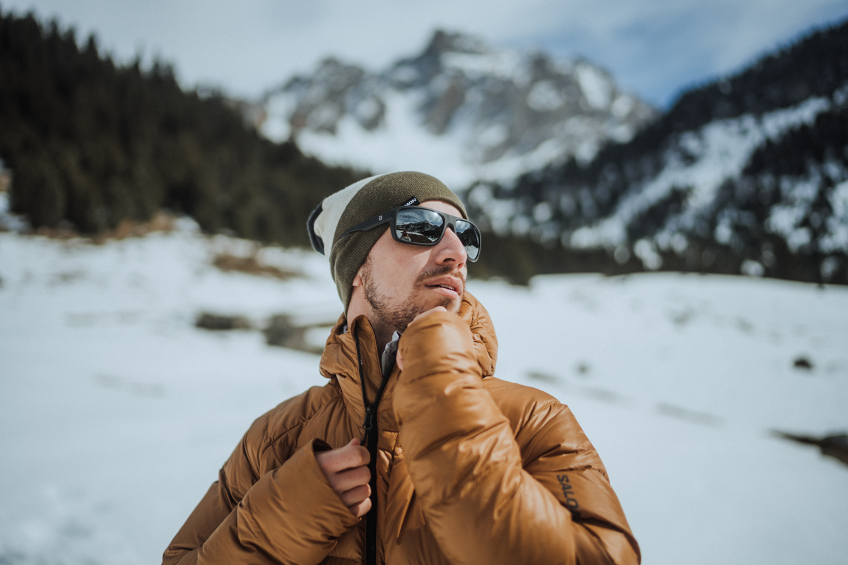 まつかよ Salomon スキージャケット XS 水色/紺 まつかよ