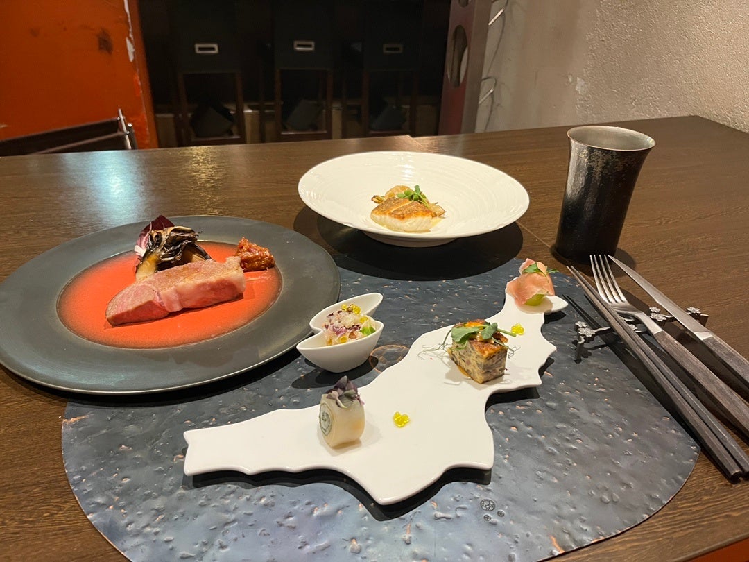 ランチコース(写真は抜粋メニュー)