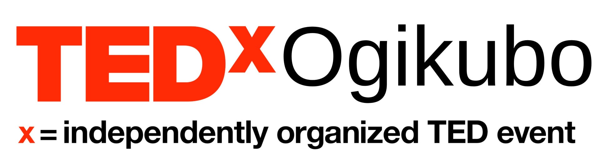 TEDxOgikuboロゴ