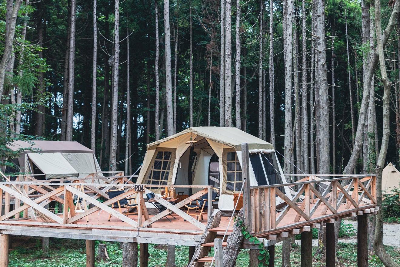 ミドルサイズロッジテント オーナーロッジタイプ78RのT/Cバージョン