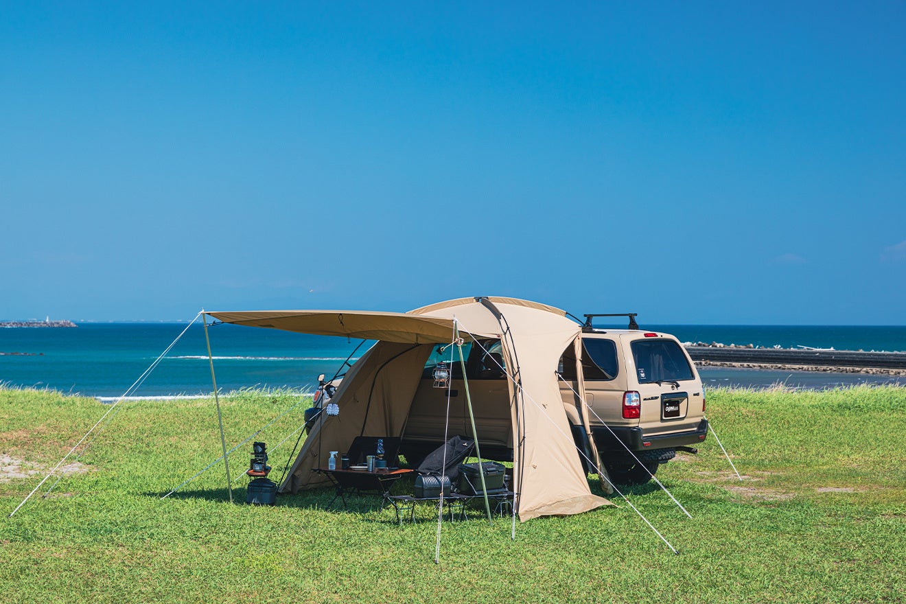 開放的、快適になったカーサイドシェルター