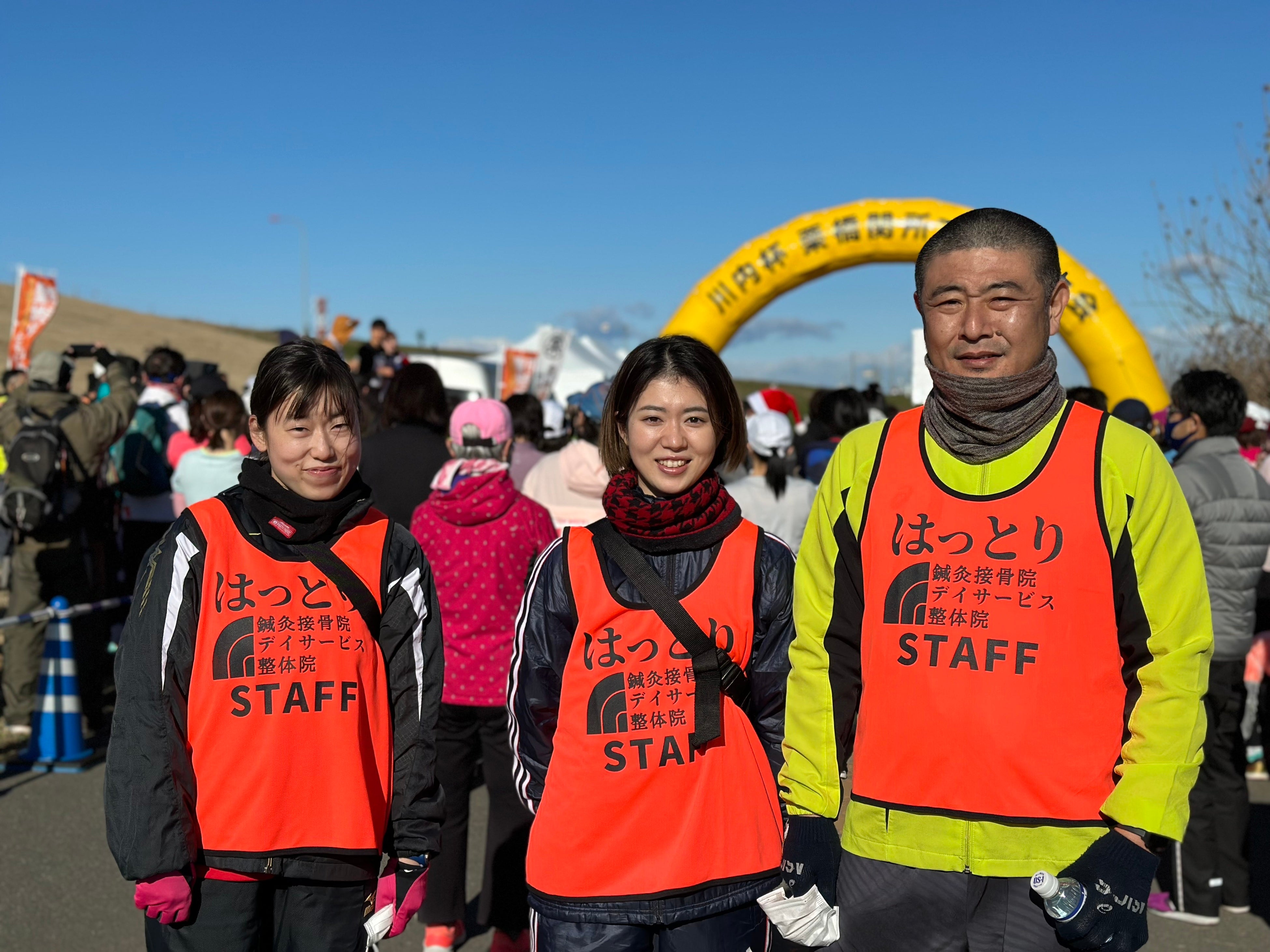 救護ランナー3名の写真