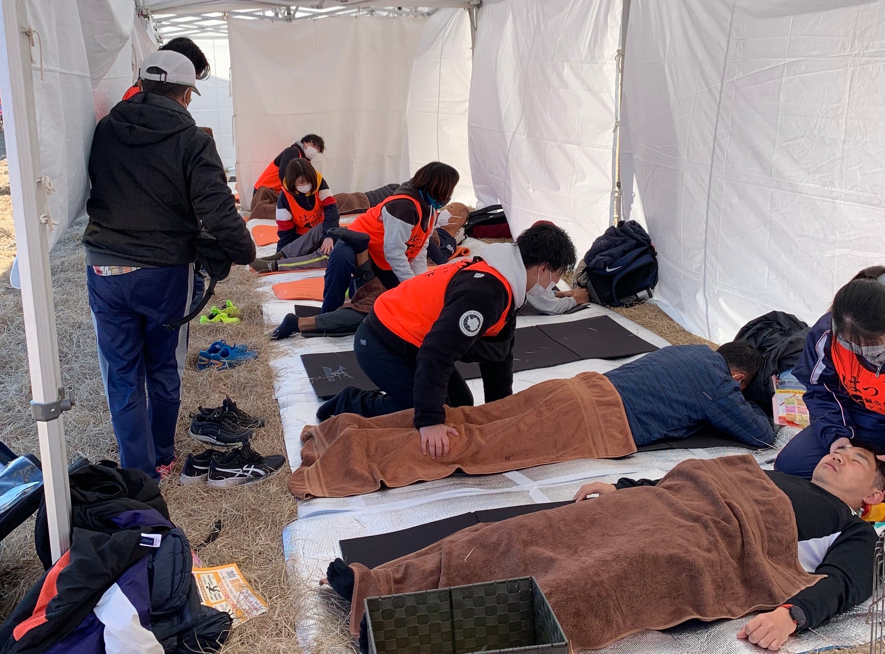 無料施術ブースの写真