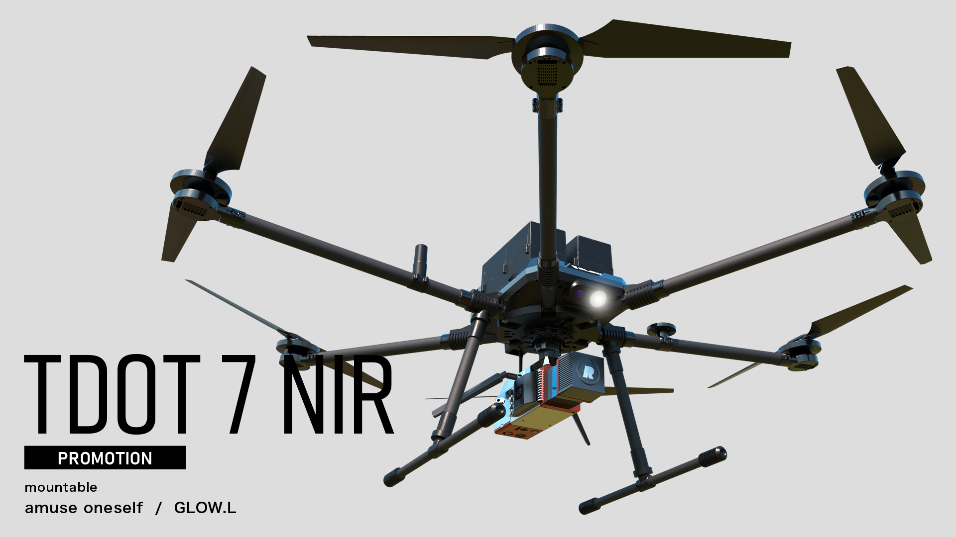 TDOT7NIR搭載で約３時間の長時間飛行を可能とした国産ハイブリッドドローン GLOW.H