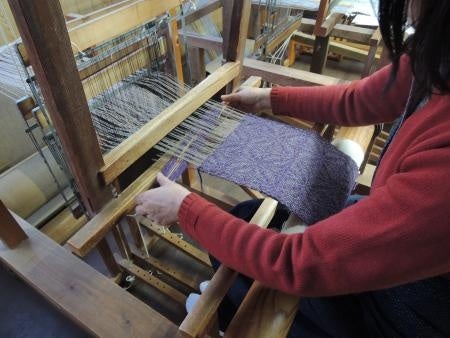 手織り体験
