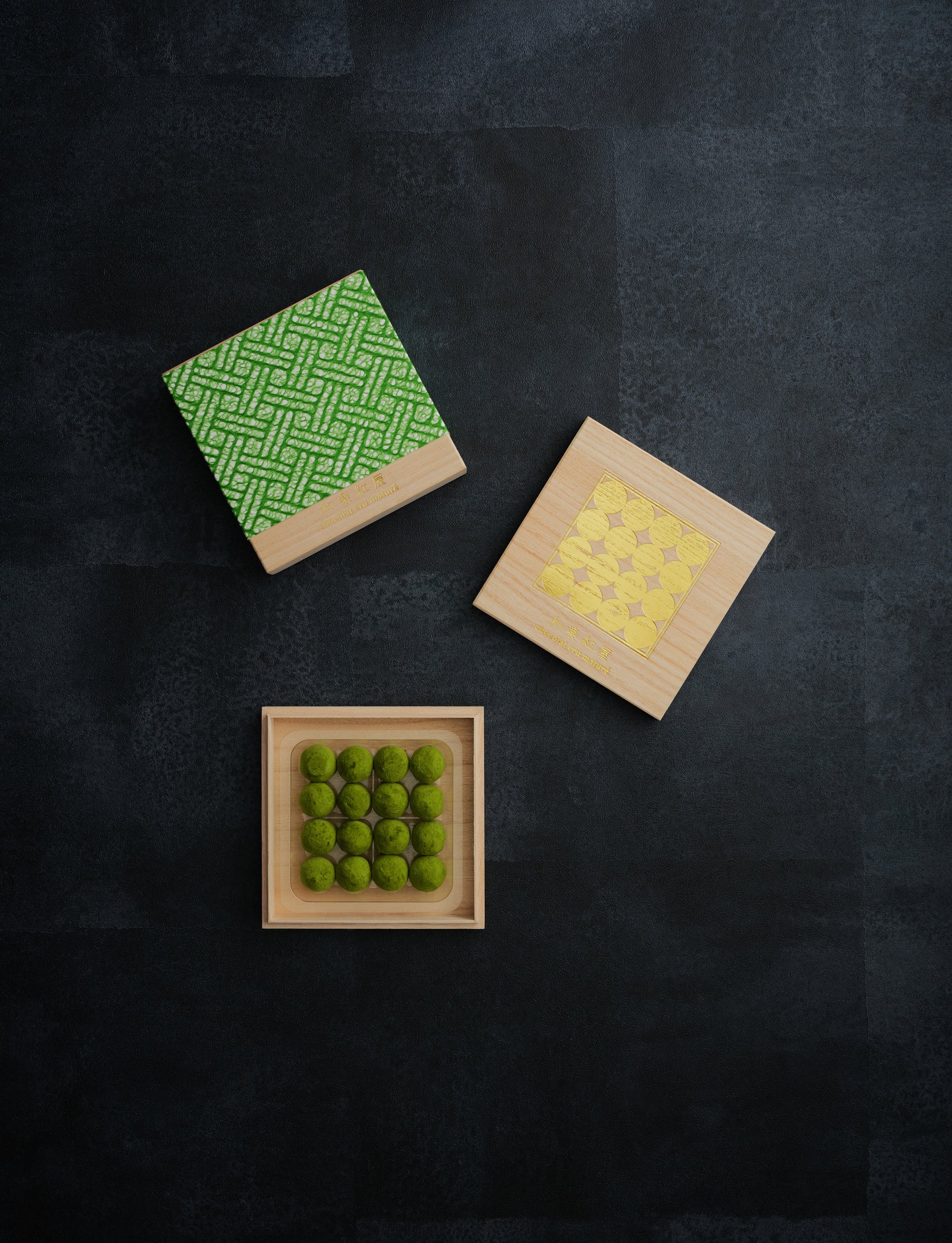 和楽紅屋　熟成生トリュフ　抹茶