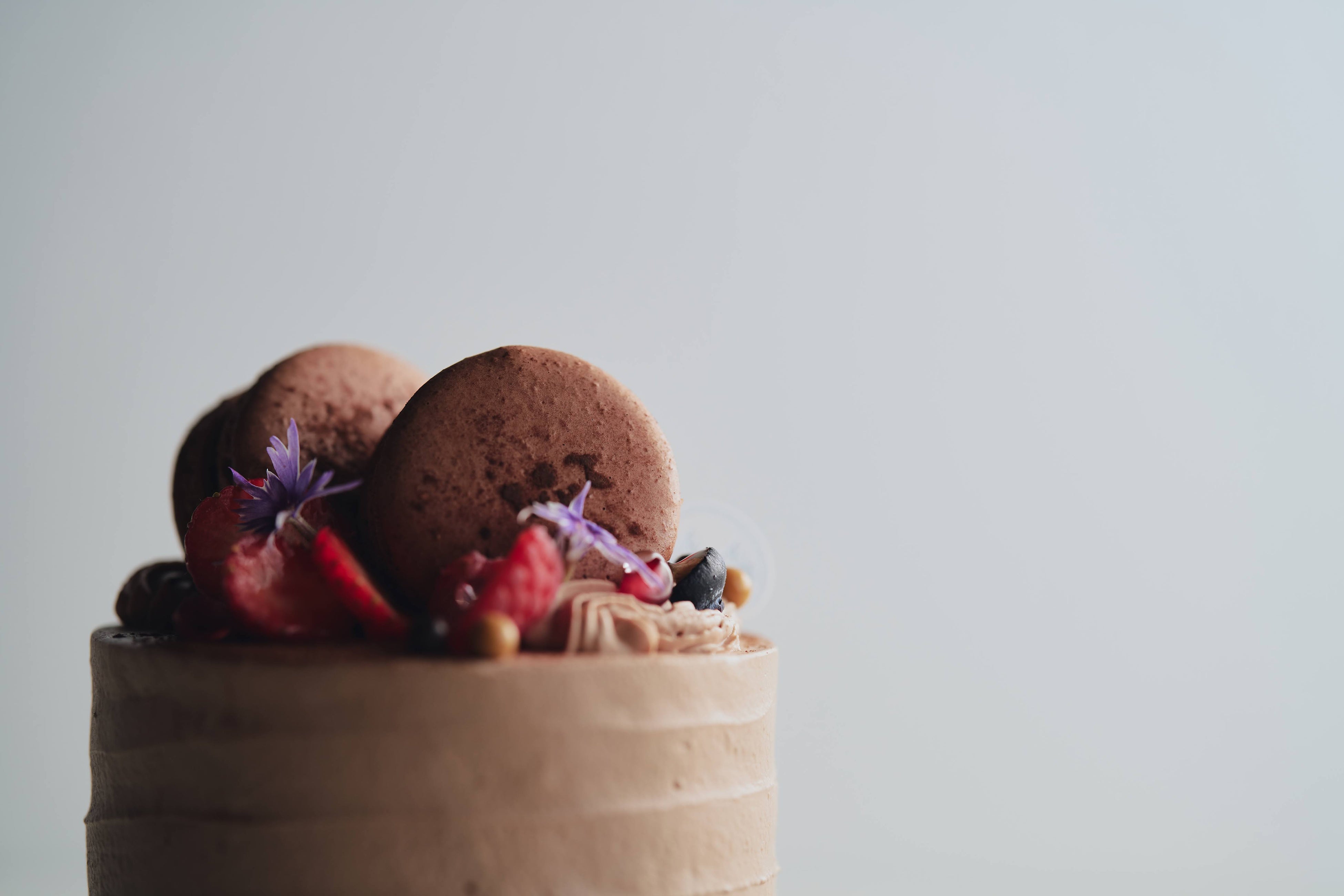 マカロン チョコレート生デコレーション