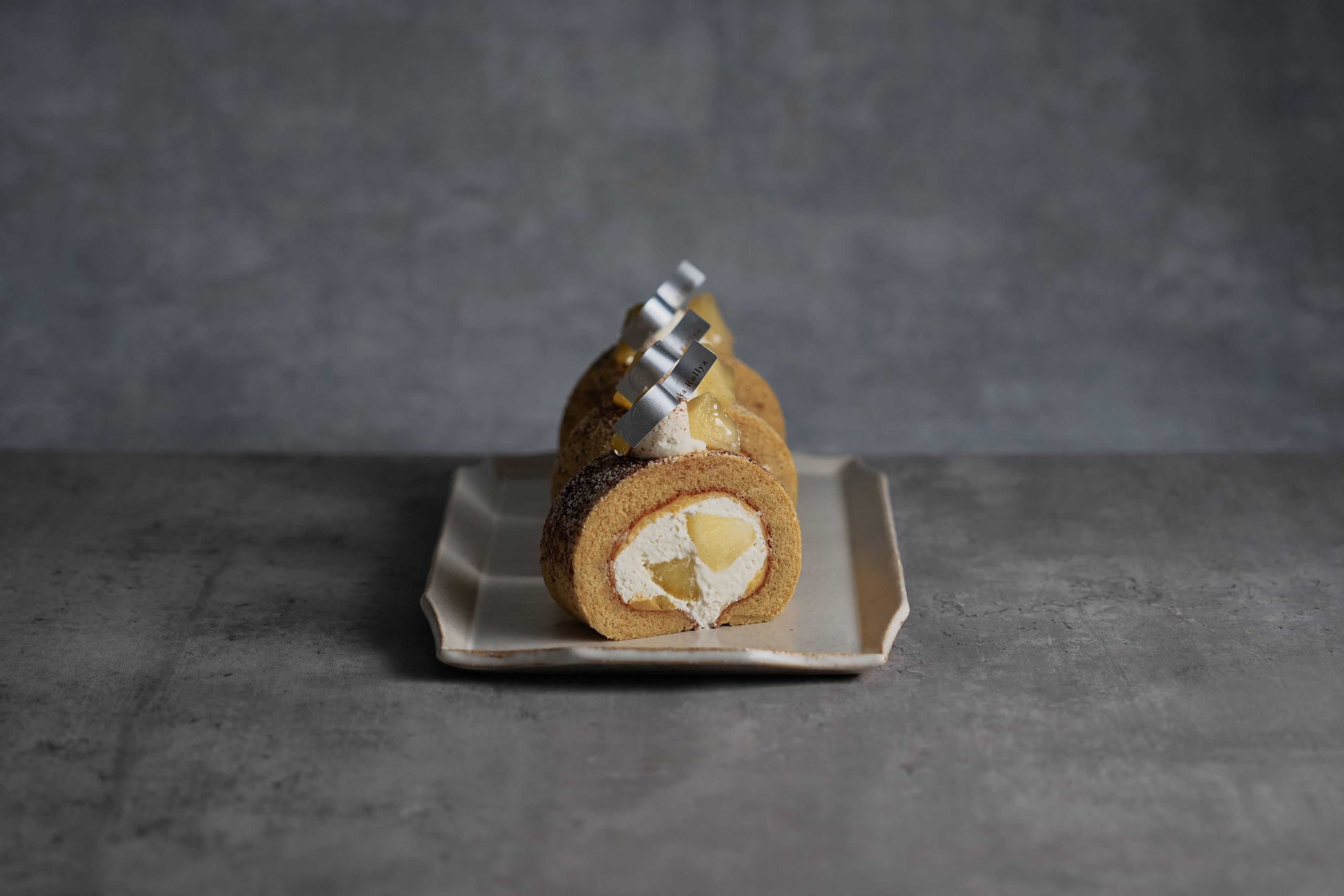 さつまいもとりんごのロール