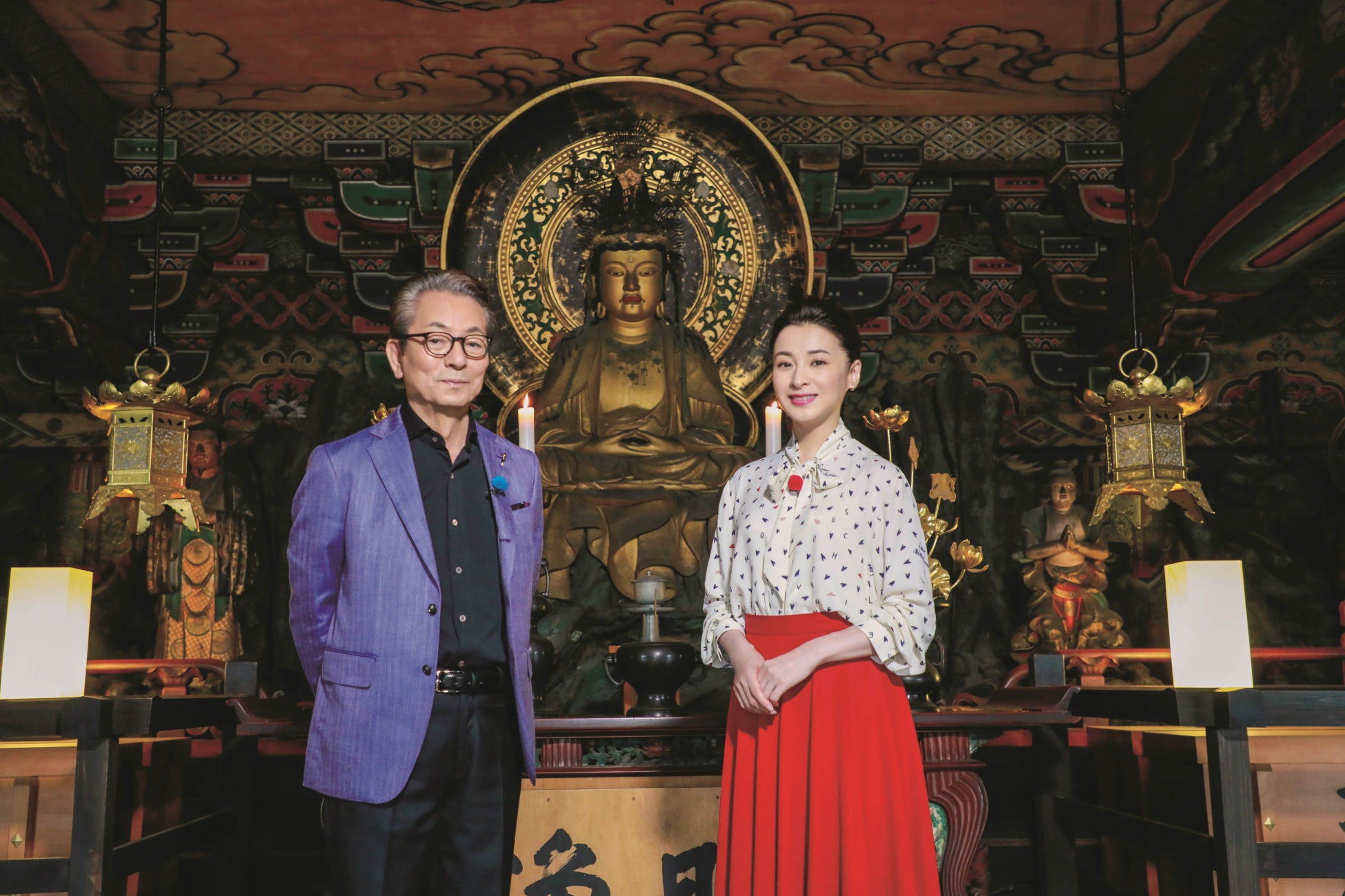 国宝で、普段は非公開の「知恩院」、三門の内部にて。