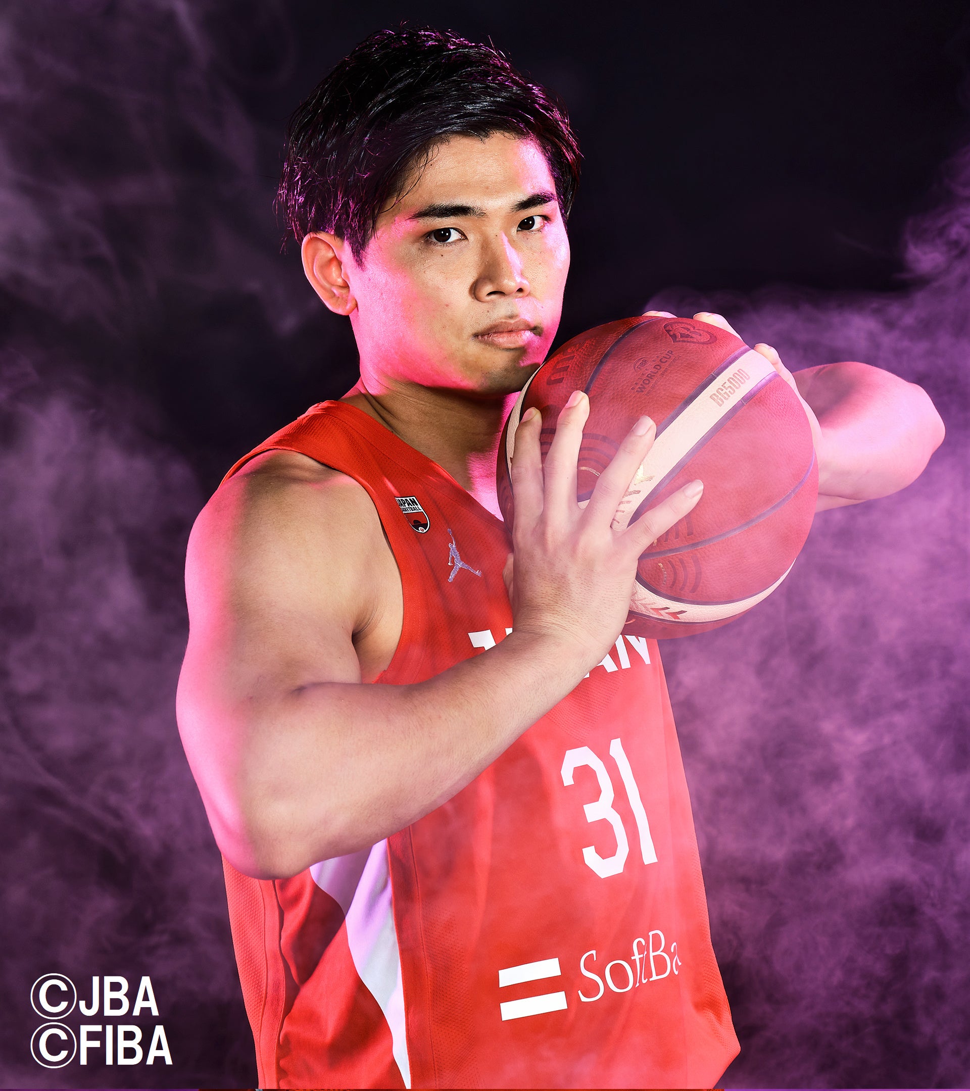 準決勝第２戦の特別ゲストはＷ杯メンバーの原修太選手／写真クレジット(C)JBA (C)FIBA