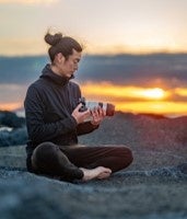 ▲自身もヨガインストラクターの 写真家やすちん