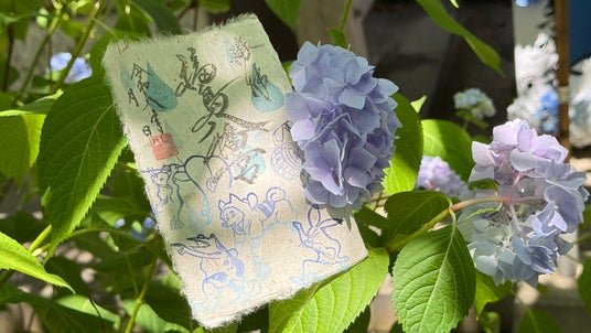 「雨の日こそ、美しい。」福島八幡宮、“ふわふわ和紙”の梅雨限定御朱印を頒布 「雨の日こそ、美しい。」福島八幡宮、“ふわふわ和紙”の梅雨限定御朱印を頒布
