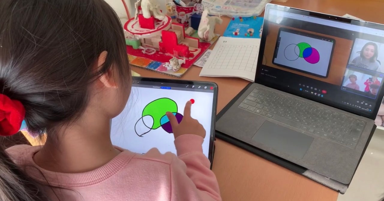 オンラインレッスンの様子