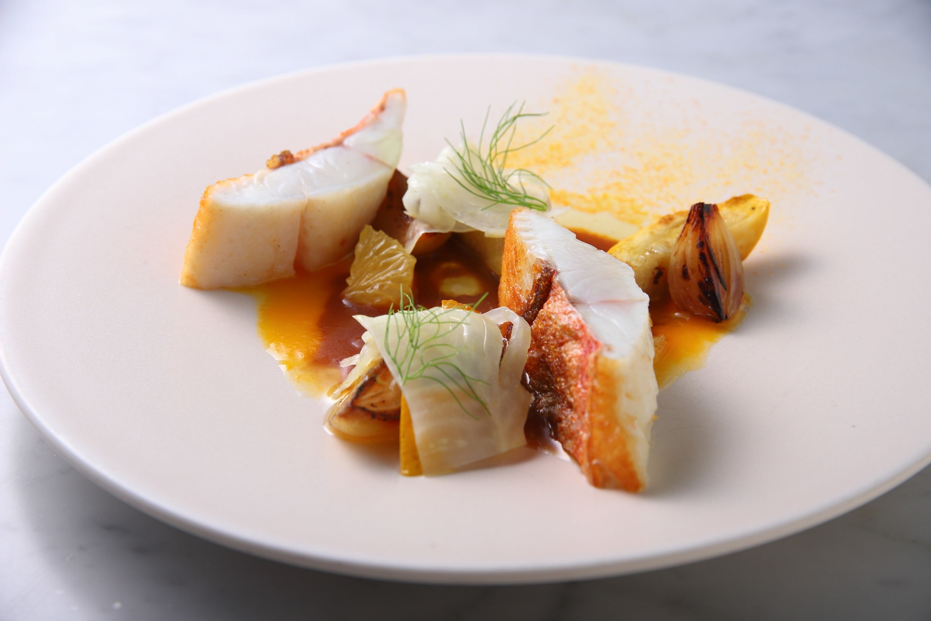 長崎県五島列島より本日の鮮魚 スープドポワソン 夏みかん