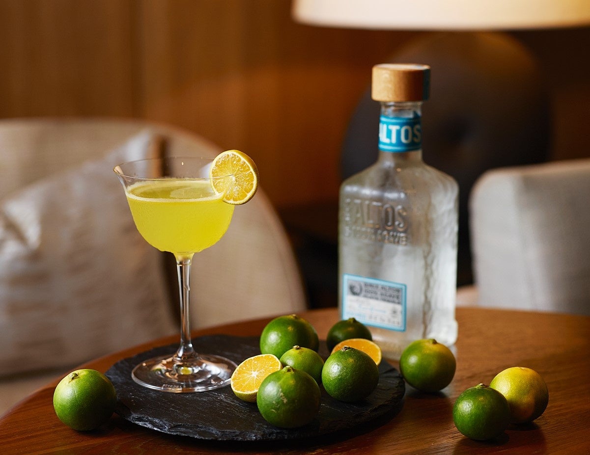 青蜜柑のカクテル