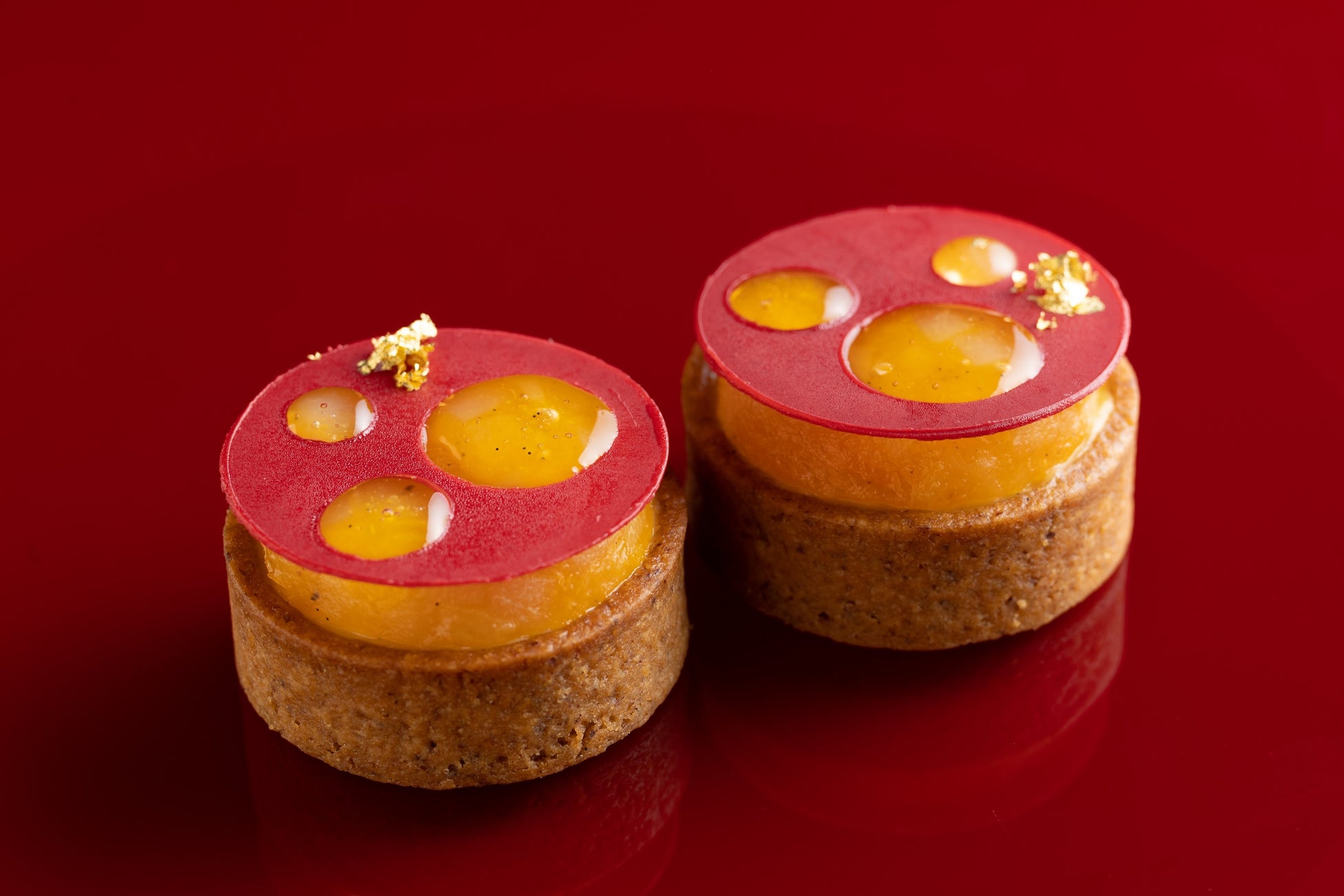 アプリコットと洋梨のタルトレット