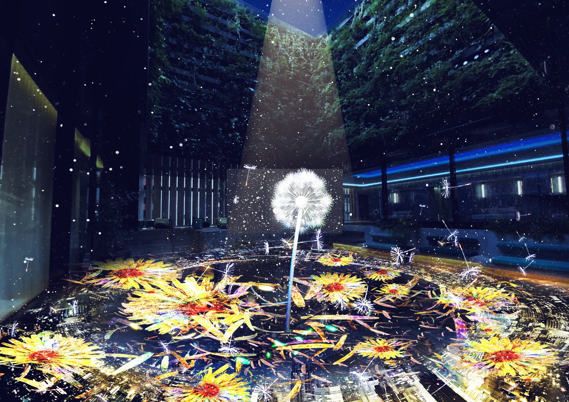 W Osaka × NAKED, INC. Xmas Garden(イメージ)