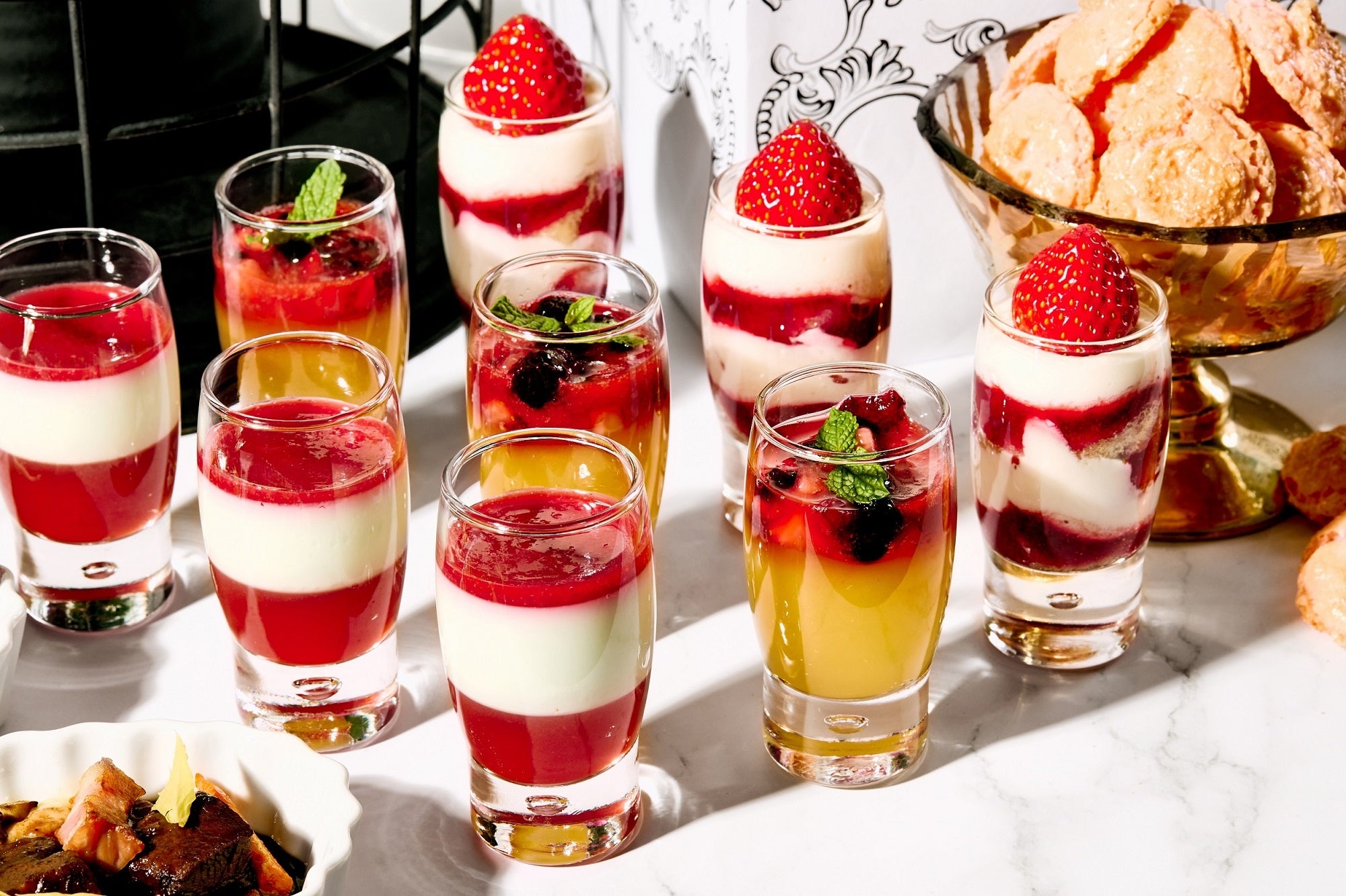 「グラスデザート３種」