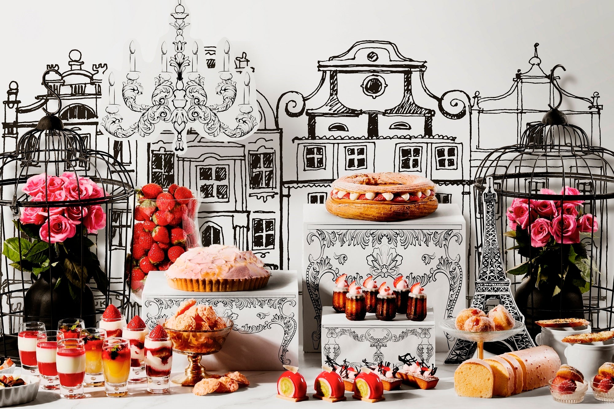 「フレンチストロベリーブッフェ」