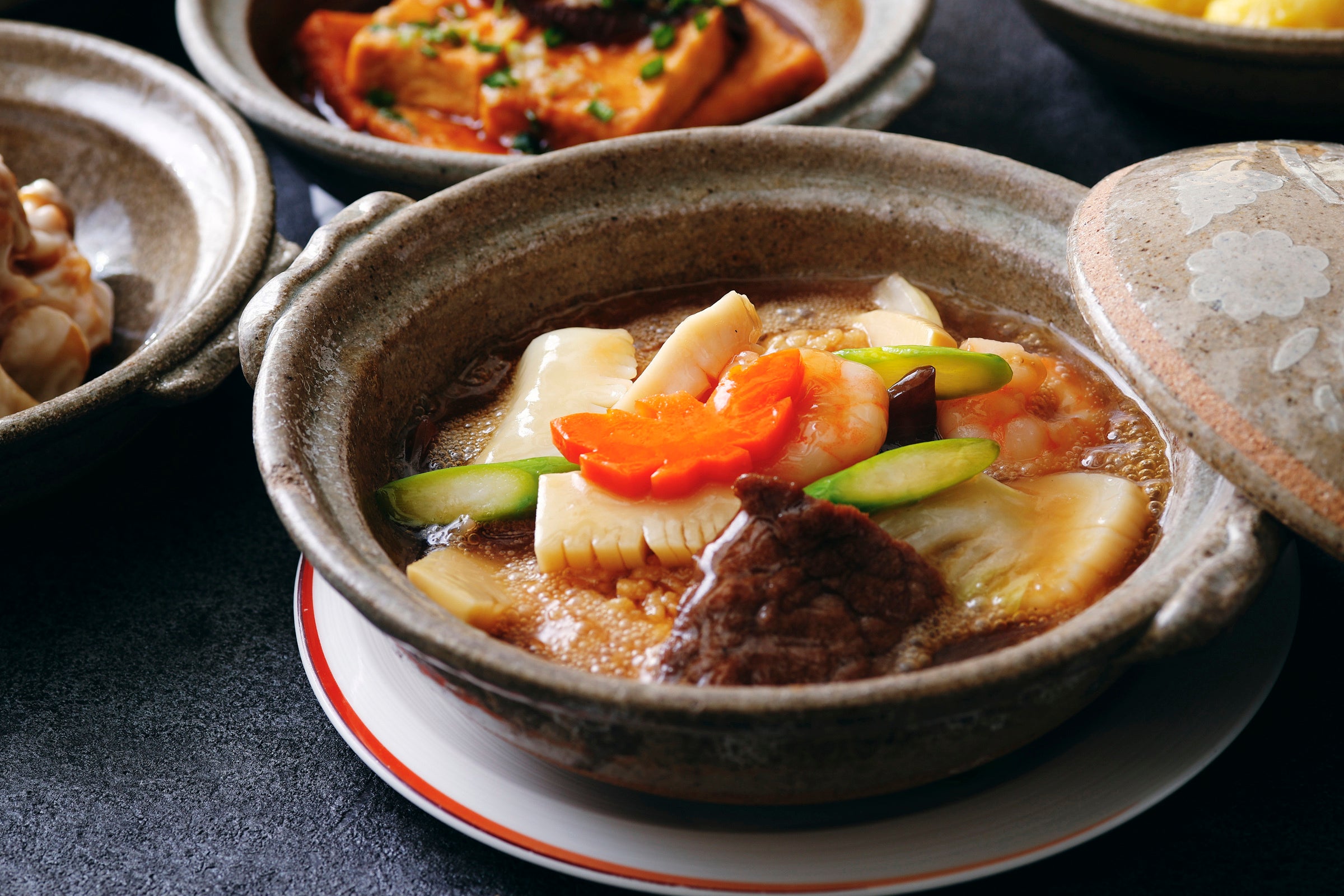 五目餡かけおこげ