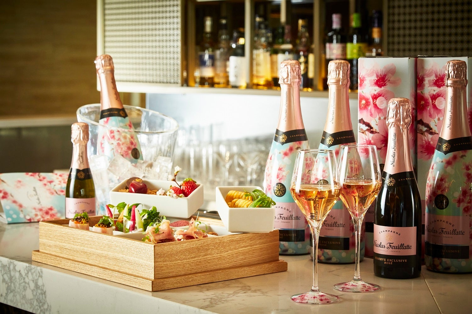 この季節だけの桜イブニングハイティー