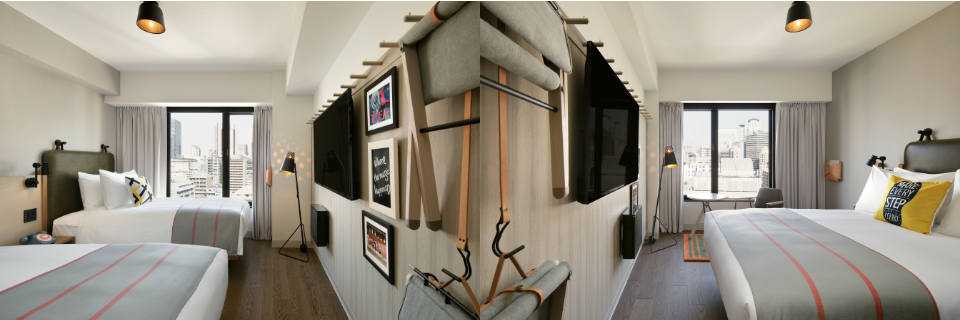 左：ツイン、右：クイーン