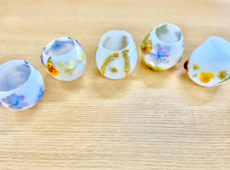 ロスフラワーでつくるLEDランタン