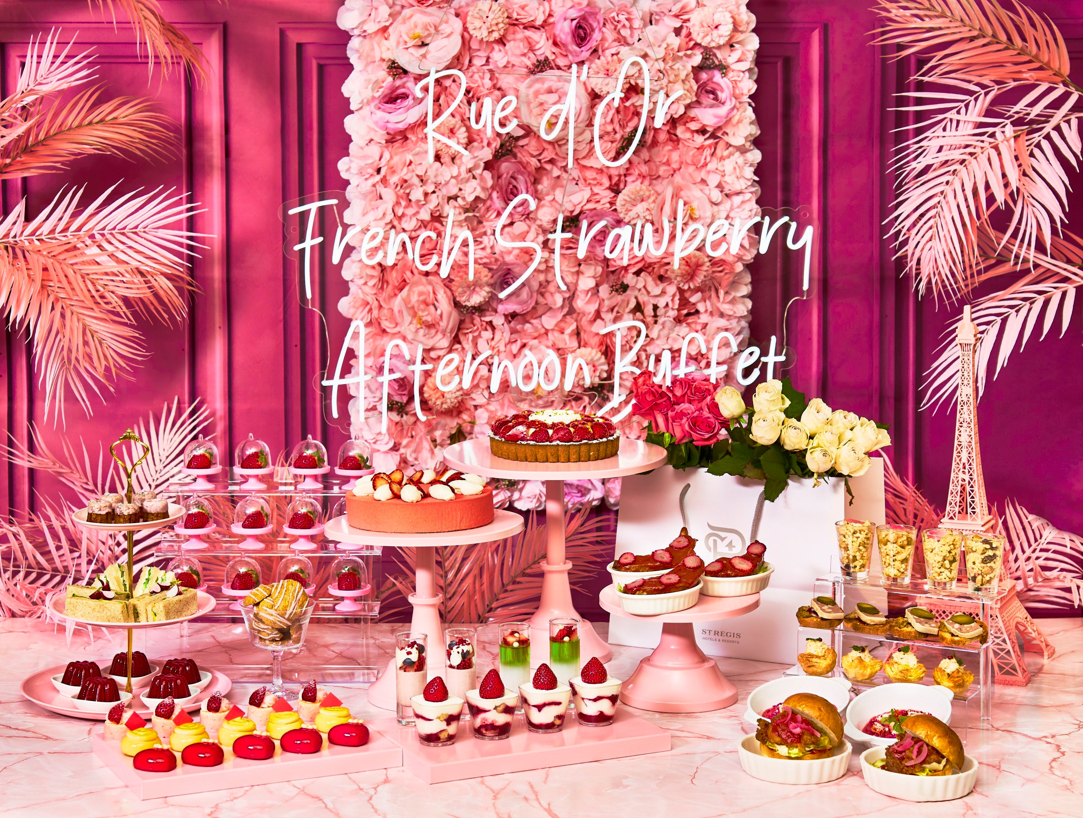 フレンチストロベリーアフタヌーンブッフェ - パリス・イン・ピンク-