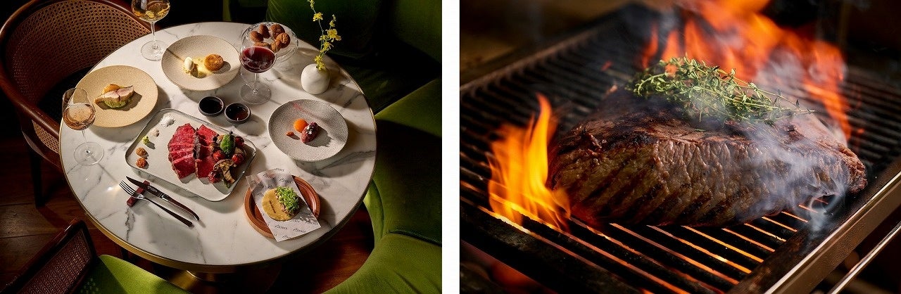 東京エディション虎ノ門 The Jade Room + Garden Terrace 新コンセプト 日本各地の厳選食材を使用したモダン和牛ステーキハウスをオープン