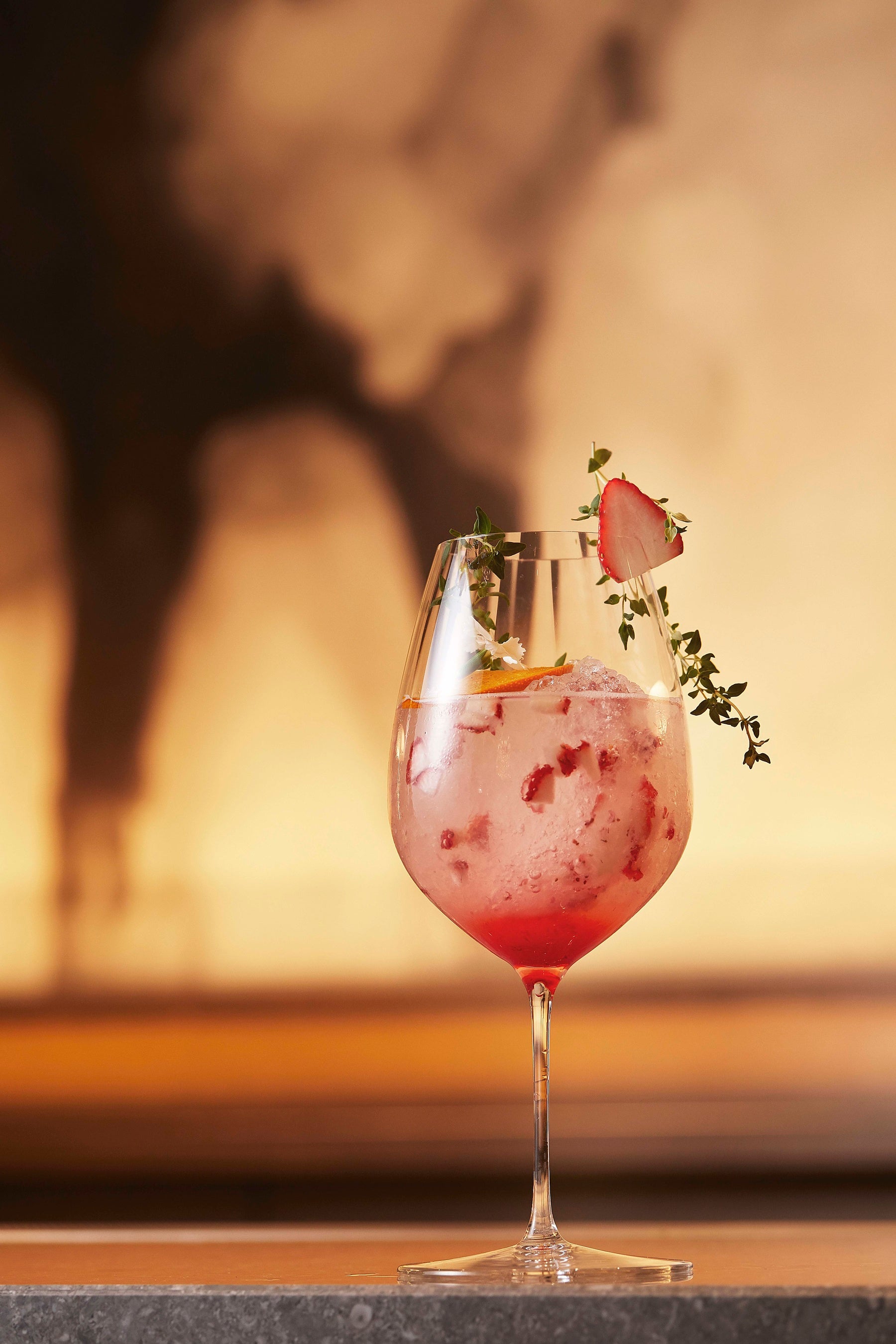 写真：苺カクテル