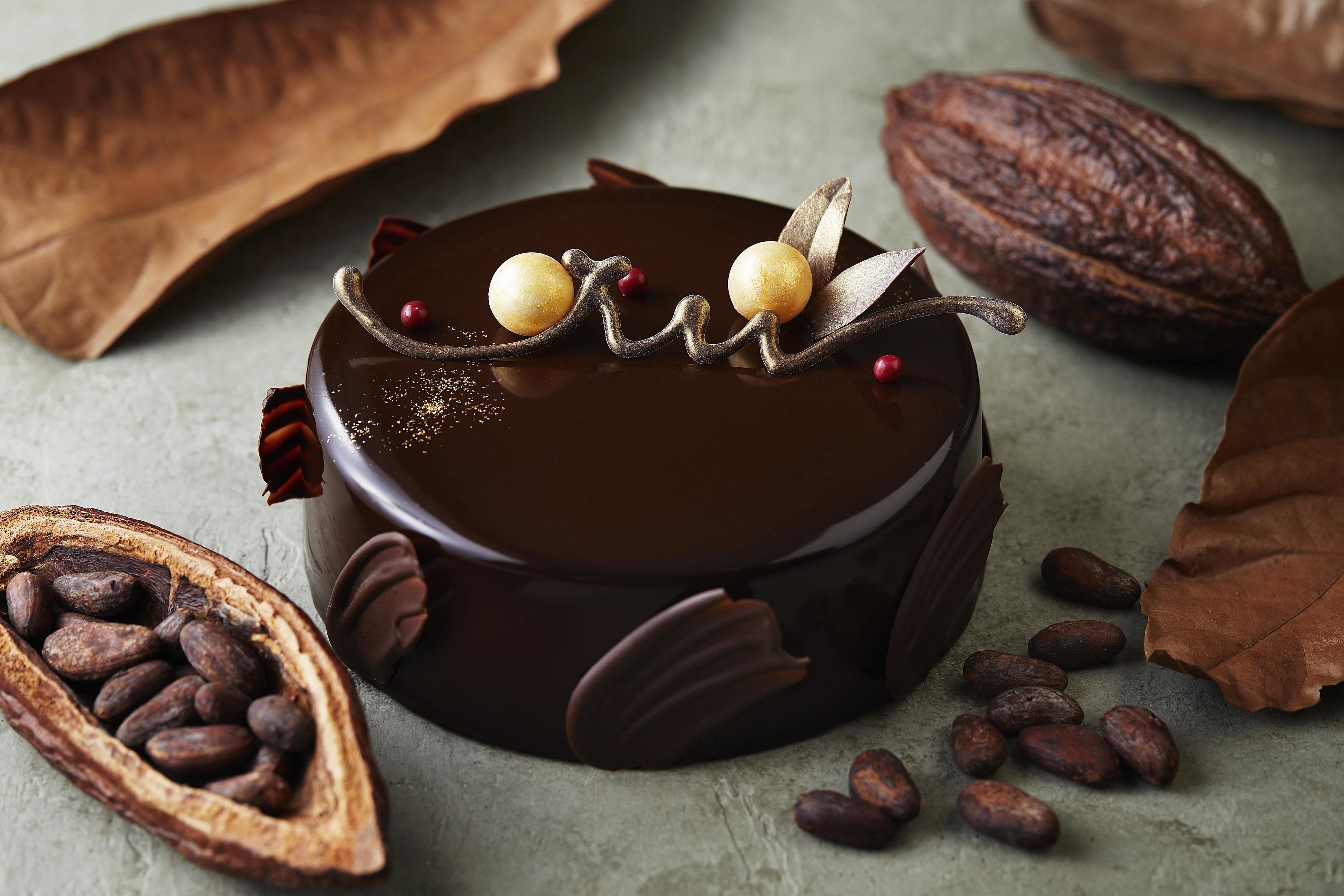 イメージ：ホールフルーツ　チョコレートケーキ