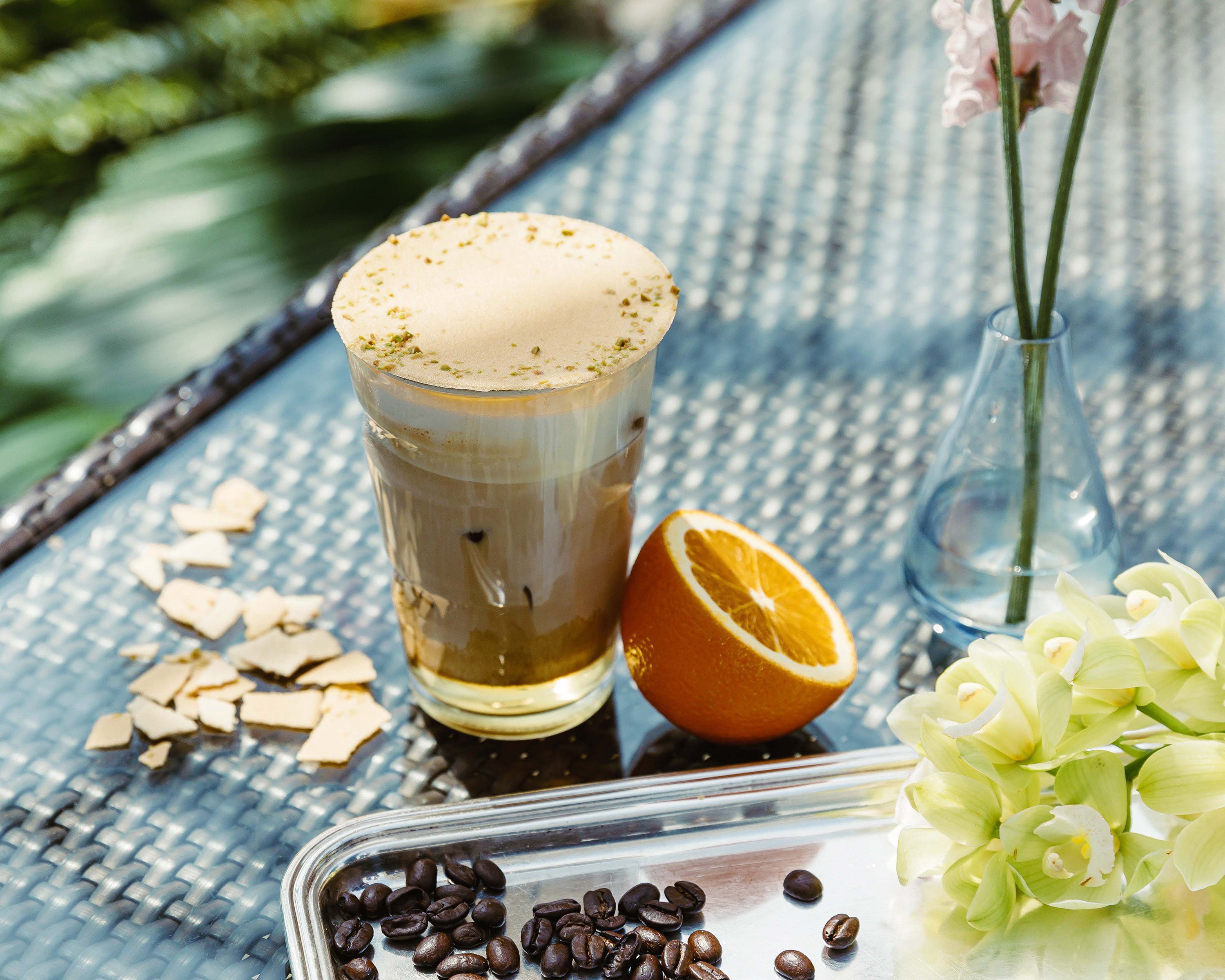 アイス オレンジタルトラテ