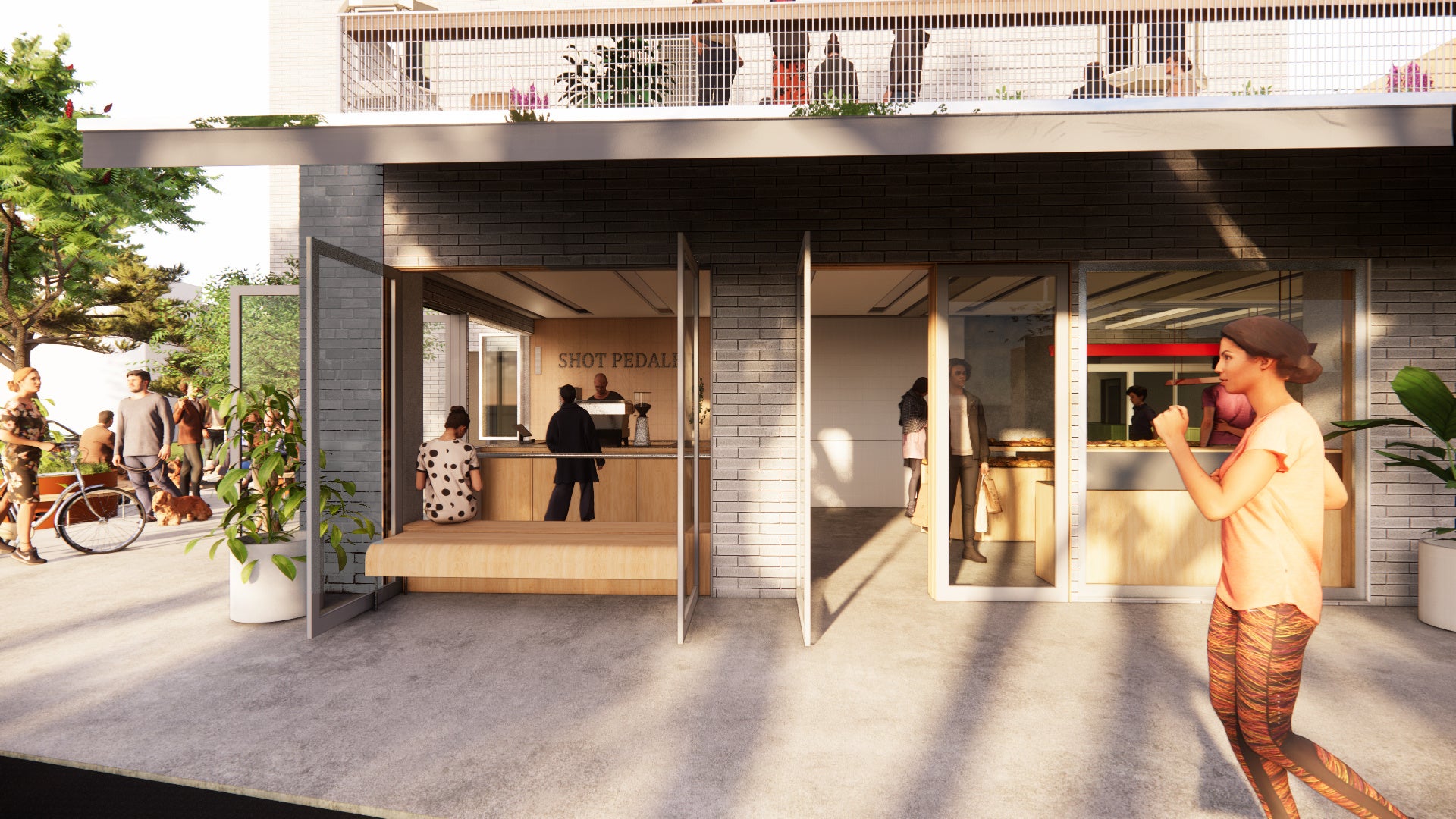 the RECORDS外観パース