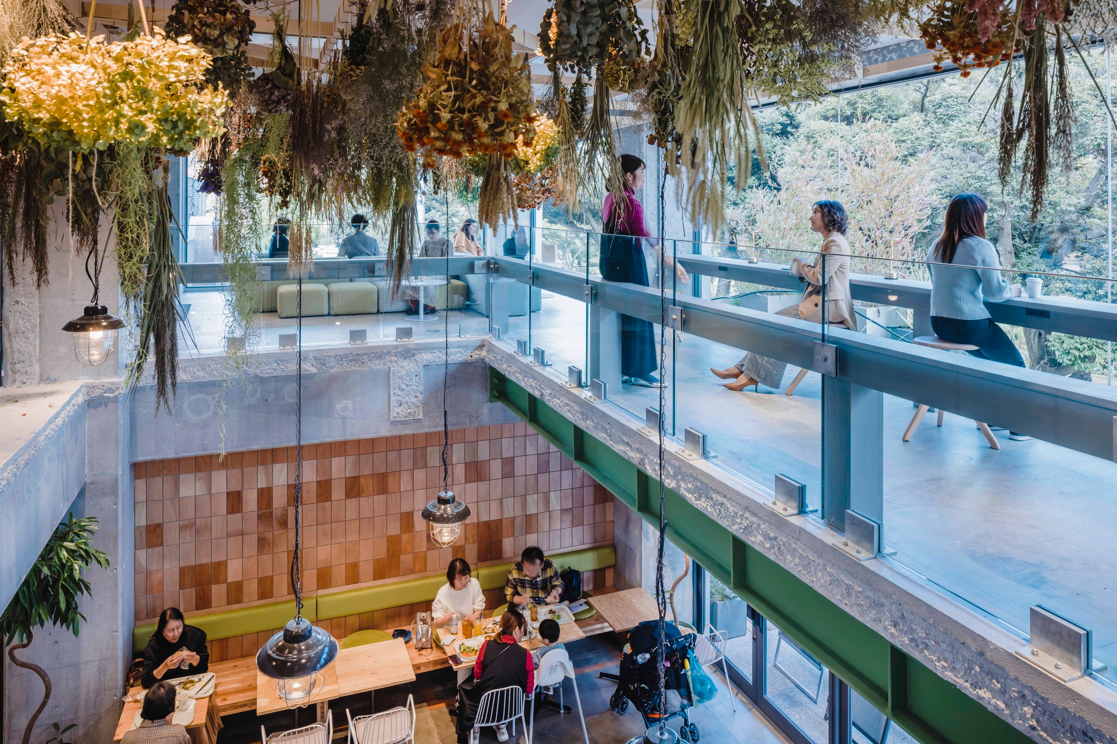 1-2階の吹抜けの様子