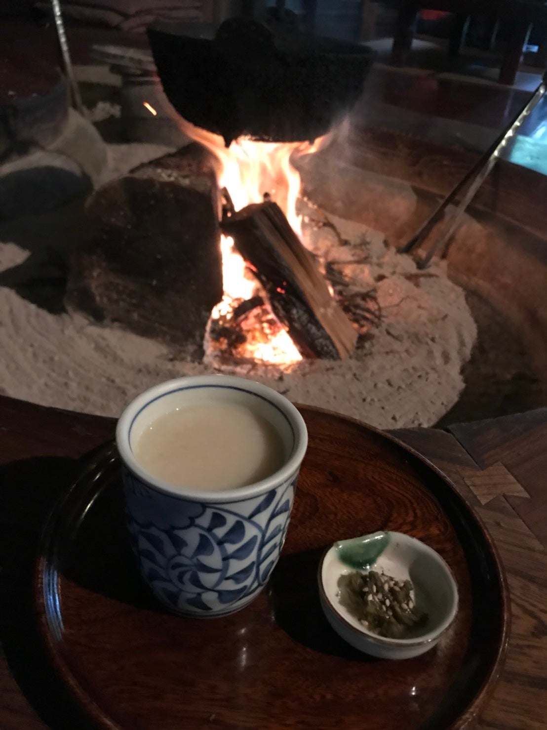 箱根・甘酒茶屋の甘酒