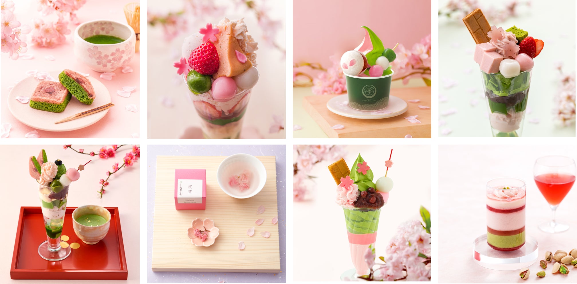 【桜と抹茶が織りなす「春スイーツ」特集】売り切れが絶えない幻のスイーツ「Petitパフェ花咲」等、4月下旬まで味わえる限定商品を販売中 ...
