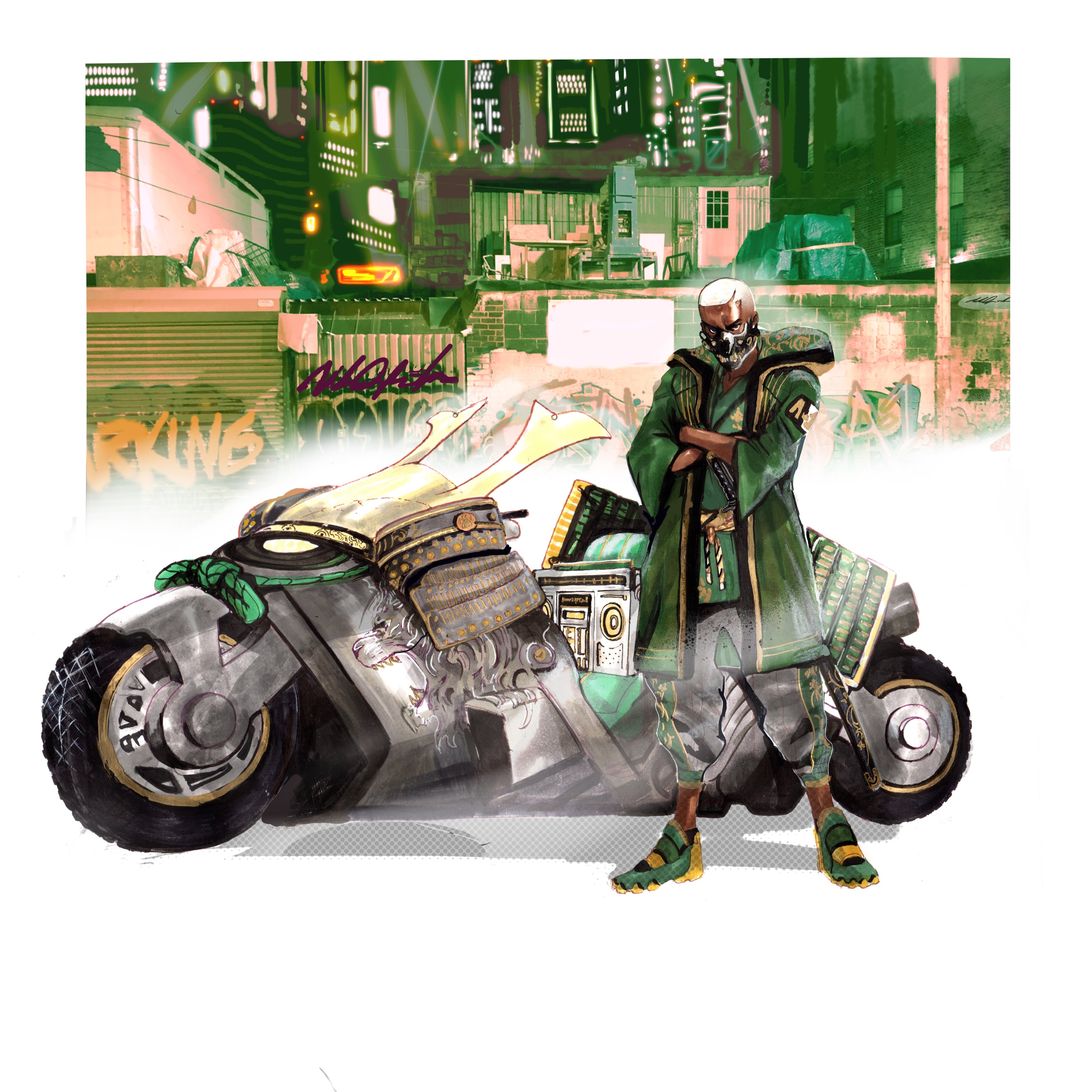 「BBOY IN THE SAMURAI SHADOW2」