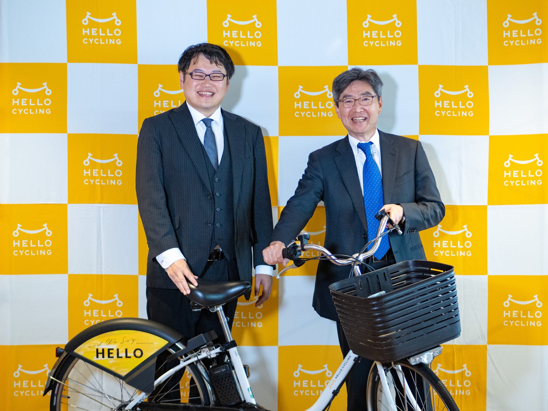 (左:OpenStreet 代表取締役社長CEO 工藤 智彰、 右:伊藤忠エネクス 執行役員産業ビジネス部門長 千村 裕史)