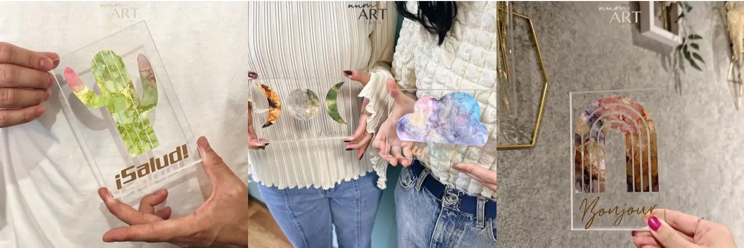 三連休はアート体験】話題のアルコールインクアート体験が、関西最大級