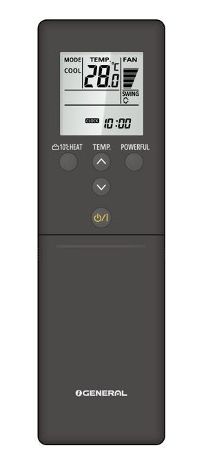 ソフトブラック色の新機種KMシリーズ リモコン