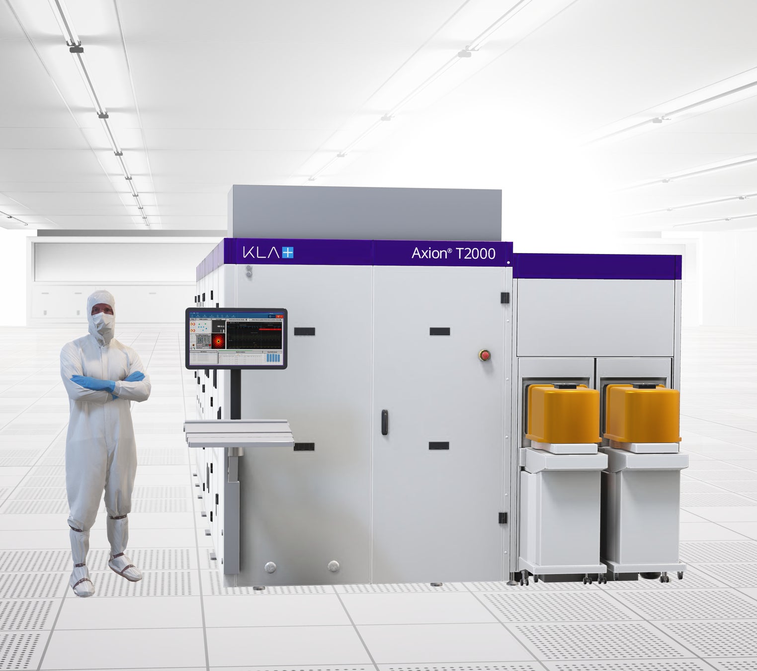 KLAのAxion® T2000X線計測システムは、メモリーデバイスの機能や性能に影響を与えうる微細な3次元形状の変動を検知します。