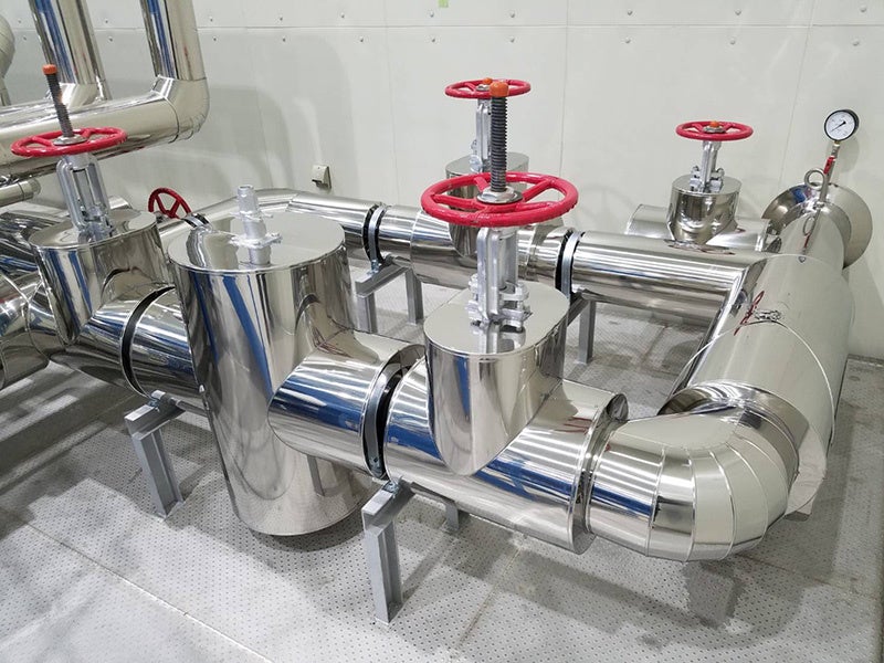 保温ラッキング工事