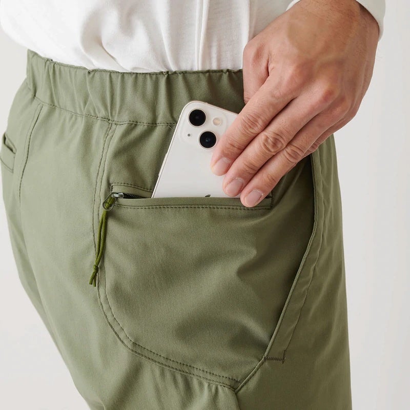 スマホ専用のファスナーポケット
