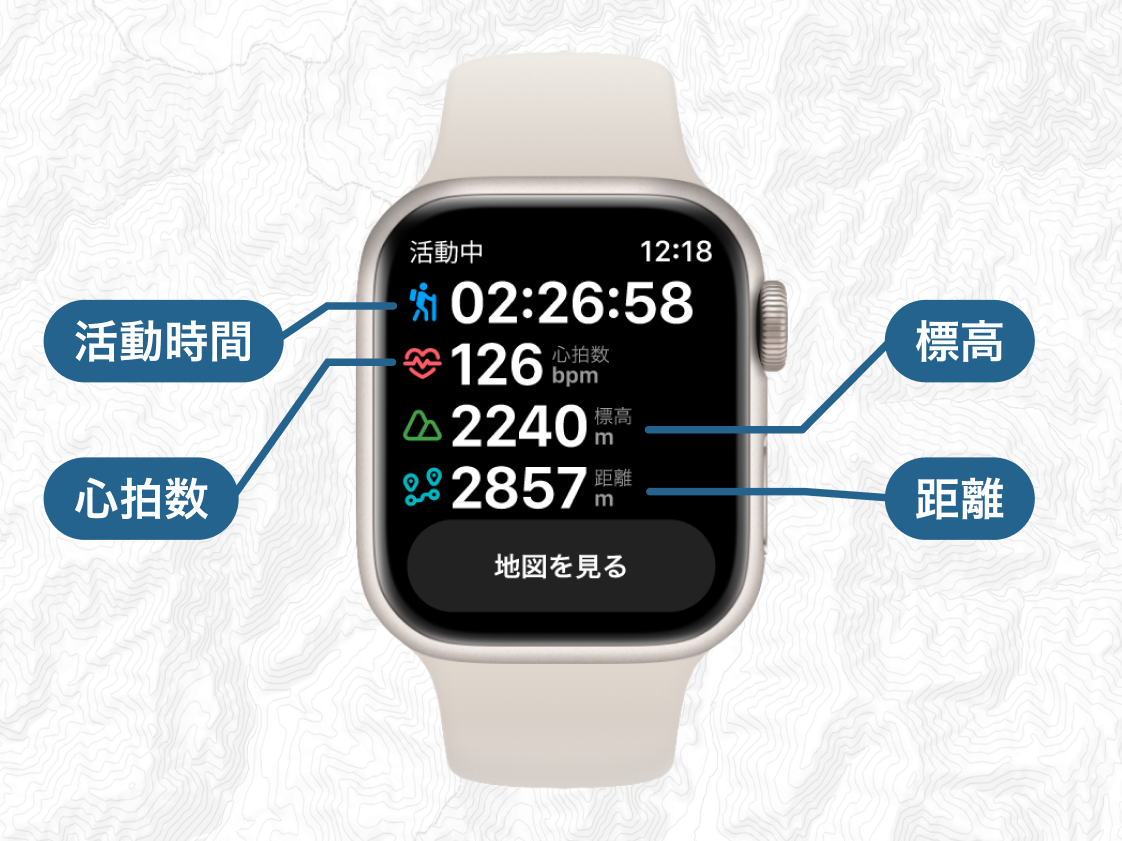 健康指標がわかる「データ表示モード」