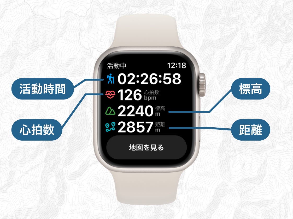 健康指標がわかる「データ表示モード」