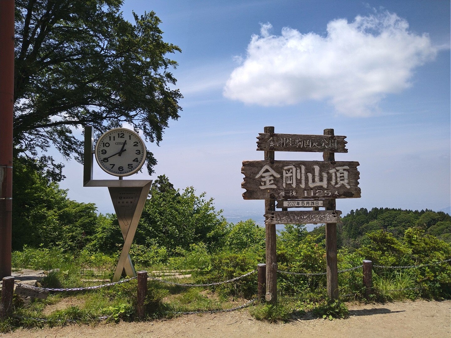 金剛山・山頂