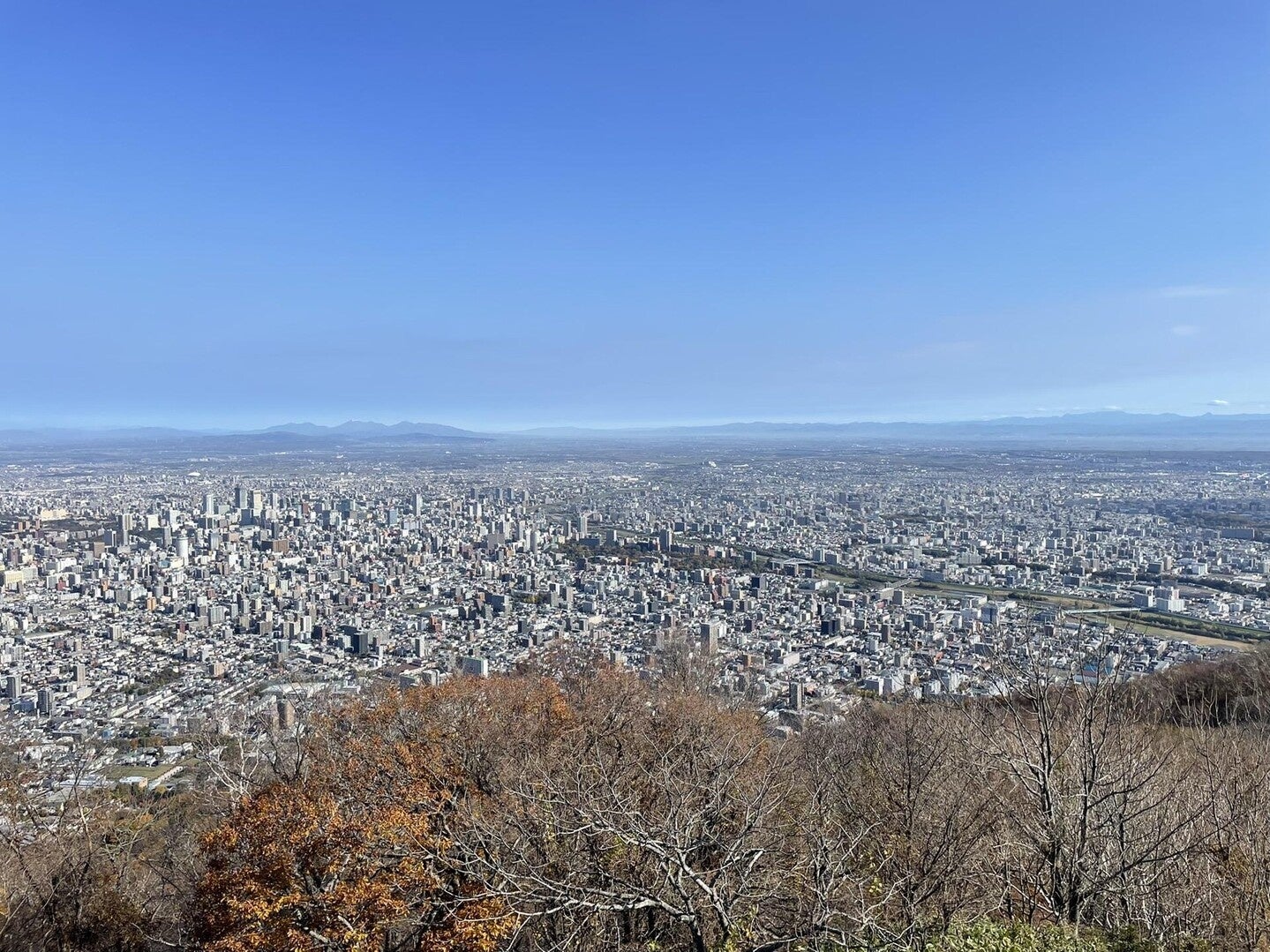 藻岩山・山頂からの景色